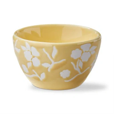 Tag Cozy Cocoon Stoneware Dip Bowl Yellow 6 oz 3.5 X 3.46 X 2.21