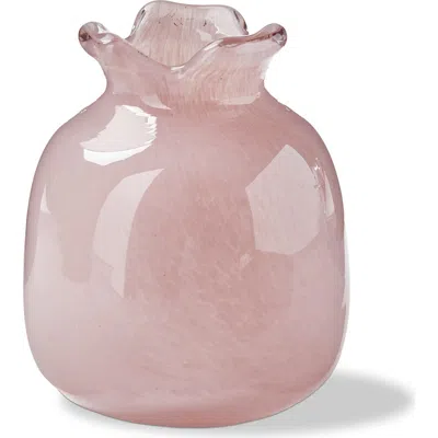 Tag Cozy Mini Bud Vase Glass Pink 3.5 X 3.5 X 4.5