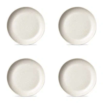Tag Cream Brooklyn Melamine Salad Plate Set Of Four Dishwasher Safe In Neutral