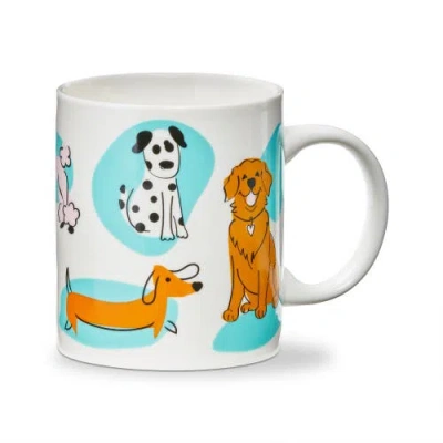 Tag Dashing Dogs Bone China Mug Multi 12 oz 3.25 X 3.25 X 3.5