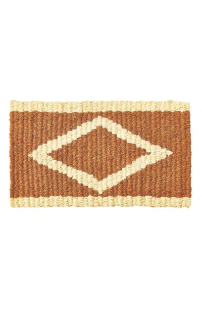 Tag Diamond Hollander Door Mat In Neutral