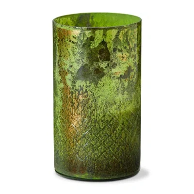 Tag Dk Amber Char Birch Large Candle Fall Harvest Scented Jar In Green