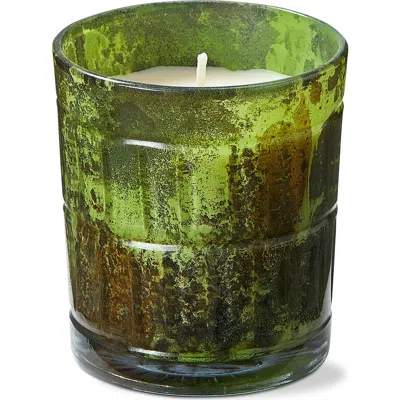 Tag Dk Amber Char Birch Scented Votive Candle Fall Harvest In Green