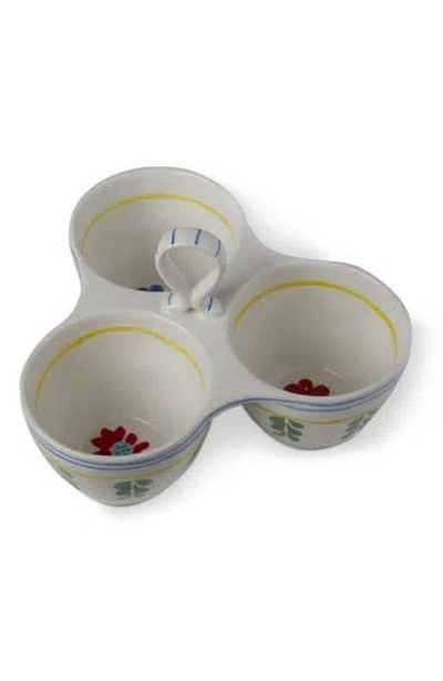 Tag Dolce Vita 3-part Dish In White