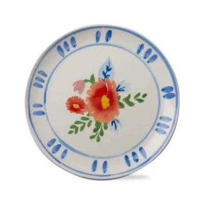 Tag Dolce Vita Fiori Multicolor Ceramic Appetizer Plates In Blue