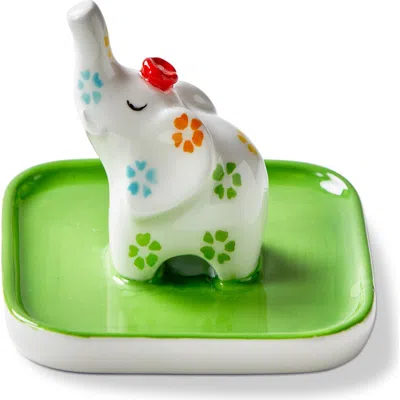 Tag Elephant Ring Holder Multi Earthenware Everyday