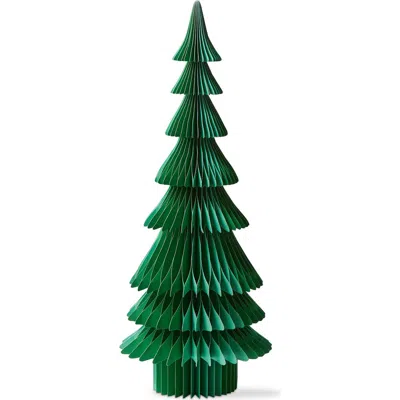 Tag Evergreen Paper Tree Decor In Green