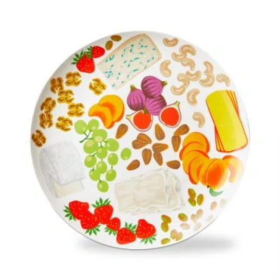 Tag Everyday Fromage Platter Bone China Multi 12 X 12 X 1.25