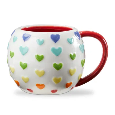Tag Everyday Hearts Earthenware Mug Multi 16 oz 4.22 X 4.22 X 3.51