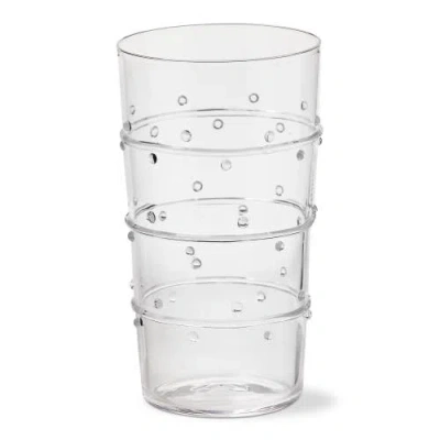 Tag Everyday Jensen Tumbler Glasses Clear Borosilicate Glass 2.95x2.95x5.31 In Transparent