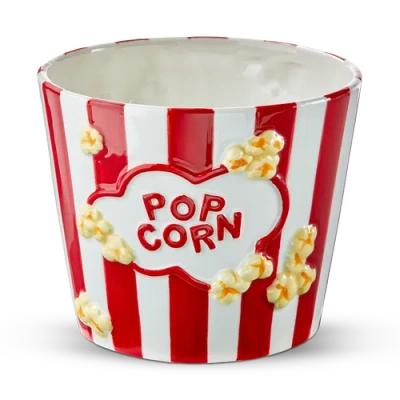 Tag Everyday Multi Earthenware Popcorn Serving Bowl 68 oz 6.7x6.7x5.5