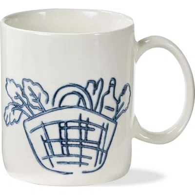 Tag Farmers Market Ceramic Mug Blue Multi Perfect For Summer