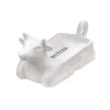 Tag Farmhouse Christmas Cow Shaped White Stoneware Butter Dish In White