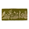 Tag Fern Meadow Coir Mat Natural Doorway Welcome Mat In Green