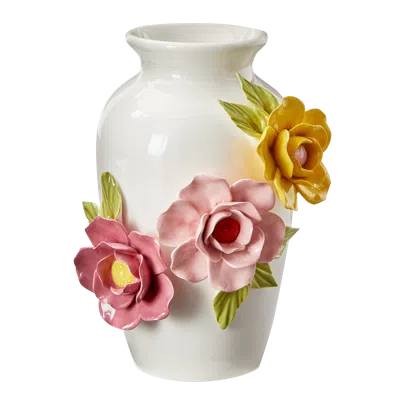 Tag Fiora Decorative Vase In White