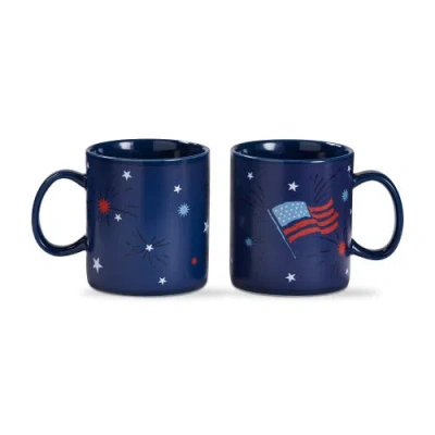 Tag Fireworks Heat Changing Mug In Blue