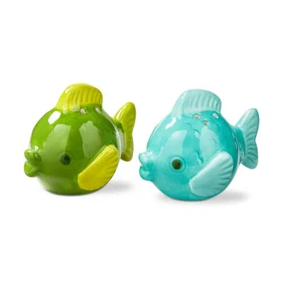 Tag Fish Salt And Pepper Set Of 2 Blue Earthenware Everyday
