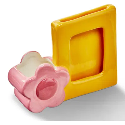 Tag Flower Instant Mini Magnetic Frame Multi Dolomite 5x1.5x4