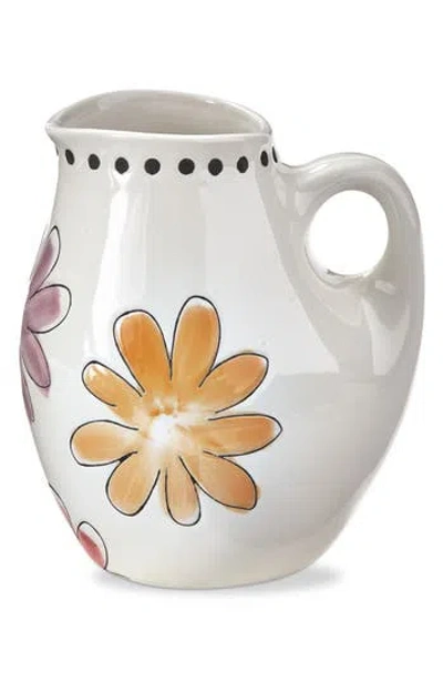 Tag Flower Pitcher In Multi