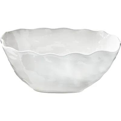 Tag Formoso Oval Entertain Bowl Ceramic Serving Bowl For Fall In White