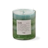 Tag Fragrance Fusion Island Aqua Blue Jar Candle Everyday Scent In Green