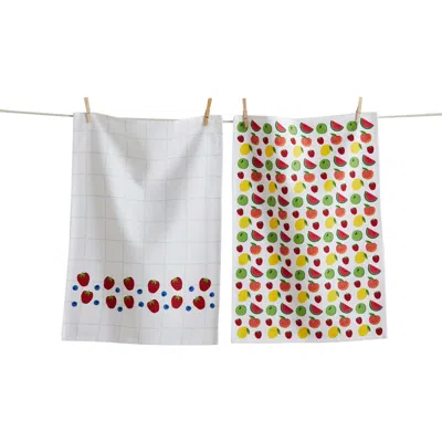 Tag Fresh Pick Dishtowel Set/2 Multi Cotton Summer