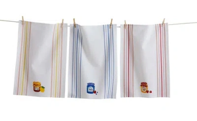 Tag Fresh Pick Jam Jar Dishtowel Set/3 Multi Cotton Summer