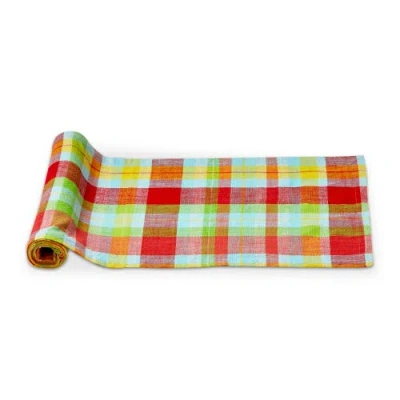 Tag Fresh Pick Plaid Runner Multi Cotton Summer