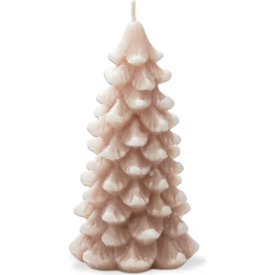 Tag Frosted Pine Tree Blush Candle In Neutral