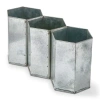 Tag Galvanized Flatware Caddy Galvanized Iron Summer In Silver