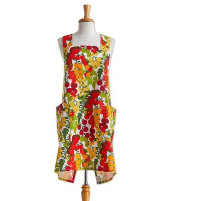 Tag Garden Tomato Pinafore Apron Multi Cotton Everyday