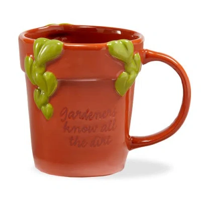 Tag Gardeners Know All The Dirt Mug Multi Earthenware Spring In Red