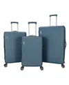 Tag Gateway 2.0 3 Piece Hard Side Spinner Luggage Set In Blue