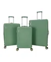 Tag Gateway 2.0 3 Piece Hard Side Spinner Luggage Set In Turf Green