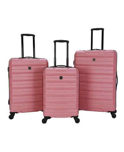 Tag Gateway 3 Piece Hardside Luggage Set In Rose Dust