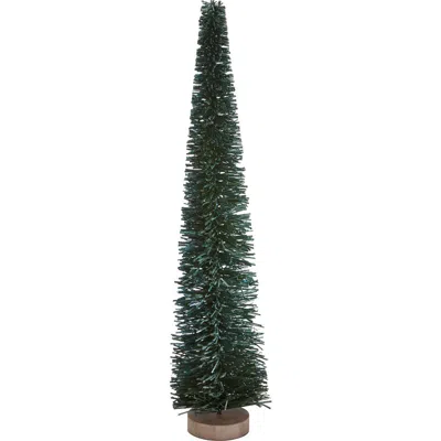 Tag Glimmer Tree Large Decorative Holiday Sculpture Green Christmas