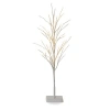 Tag Glint Led Tall White Artificial Christmas Tree Indoor Decor In White
