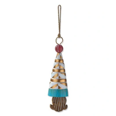 Tag Gnomie Hans Decorative Bell Holiday Decor Multicolor Iron