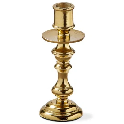 Tag Gold Cast Aluminum Darion Taper Holder Small Candlestick