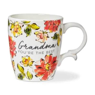 Tag Grandma You're The Best Mug Multi Earthenware Spring In Animal Print