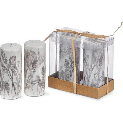 Tag Grateful Gatherings Ceramic Salt And Pepper Shakers Set In Animal Print