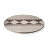 Tag Gray Wood Lazy Susan Serving Tray For Summer Entertaining In Brown