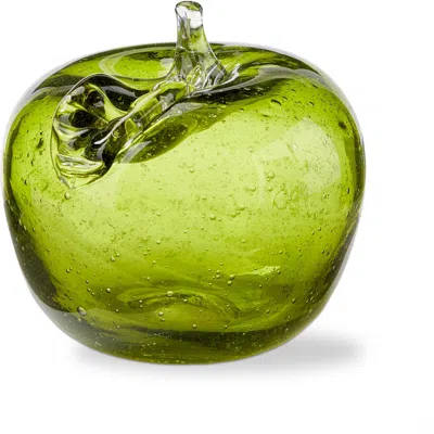 Tag Green Bubble Glass Apple Decorative Object