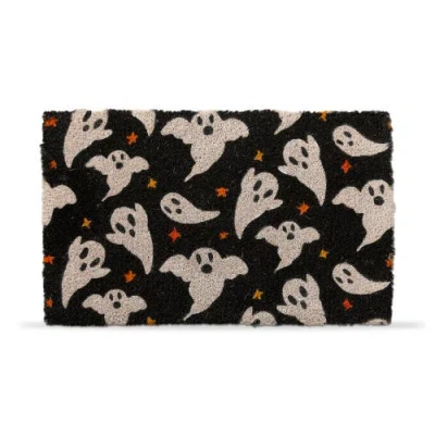 Tag Halloween Ghost Coir Door Mat For Everyday Use In Black
