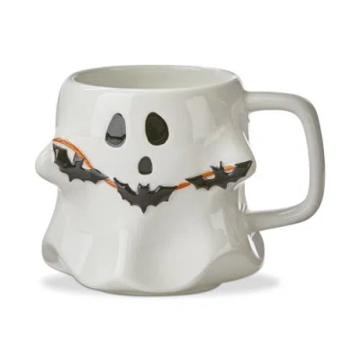 Tag Halloween Ghost Mug In White