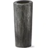 Tag Hammered Tall Taper Candle Holder In Black