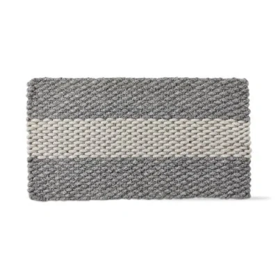 Tag Handwoven Doormat In Gray