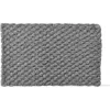 Tag Handwoven Grey Solid Rectangle Doormat For Indoor Outdoor In Gray