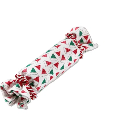 Tag Hats Cracker Christmas Dishtowel In Multi