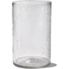 Tag Headlands Hurricane Large Clear Glass Vase With Candle Holder In Transparent